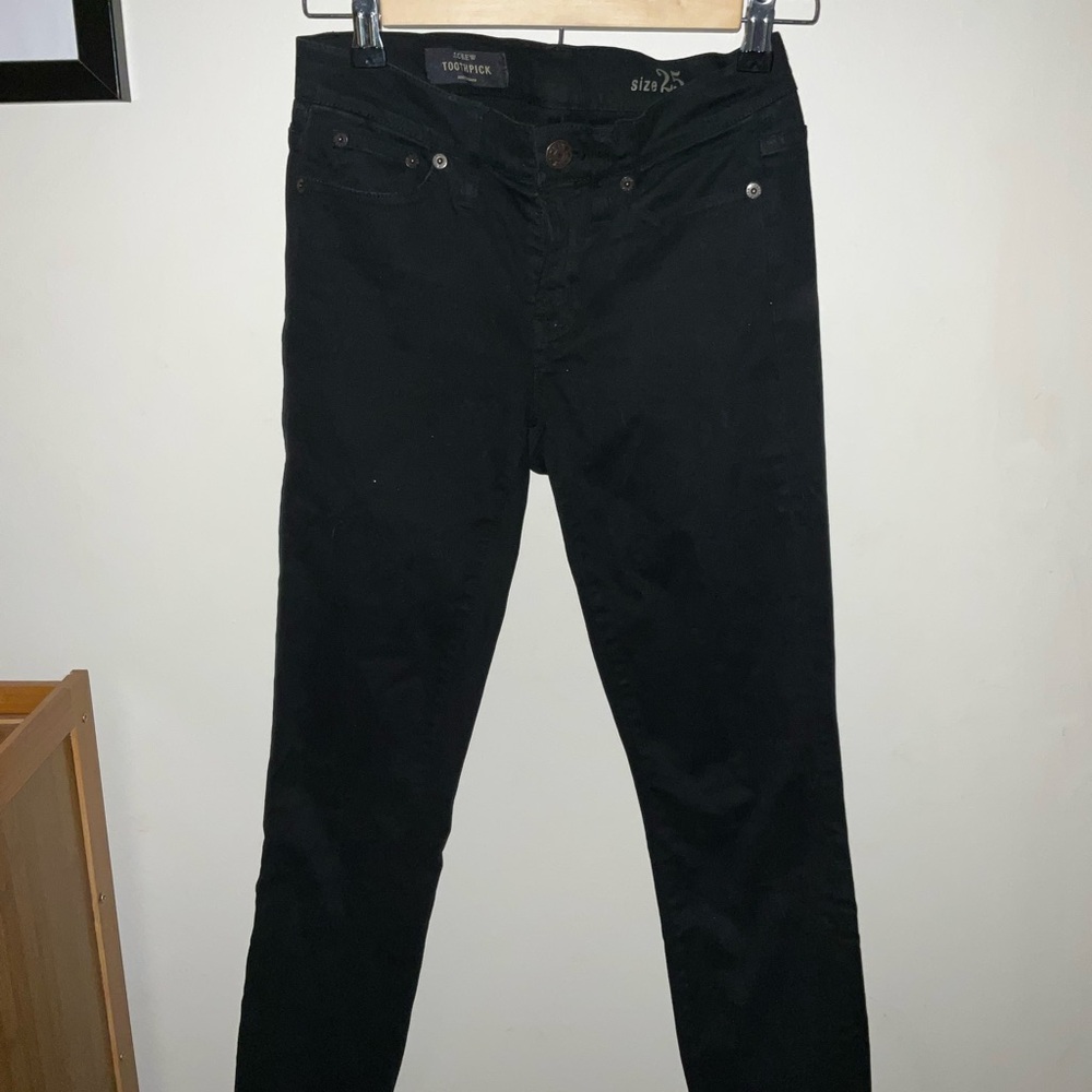 J. Crew Women's Black Skinny Jeans